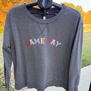 C and C California Women's XL Gray Graphic Sweatshirt